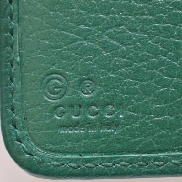Gucci Original GG Canvas French Wallet Beige Green NEW IN BOX - Picture 10 of 10